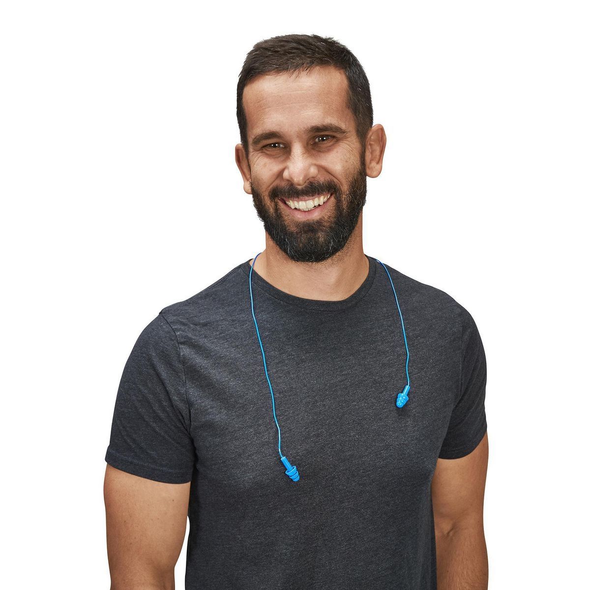 Reusable Silicone Earplugs with Cord, 3 pairs M9854