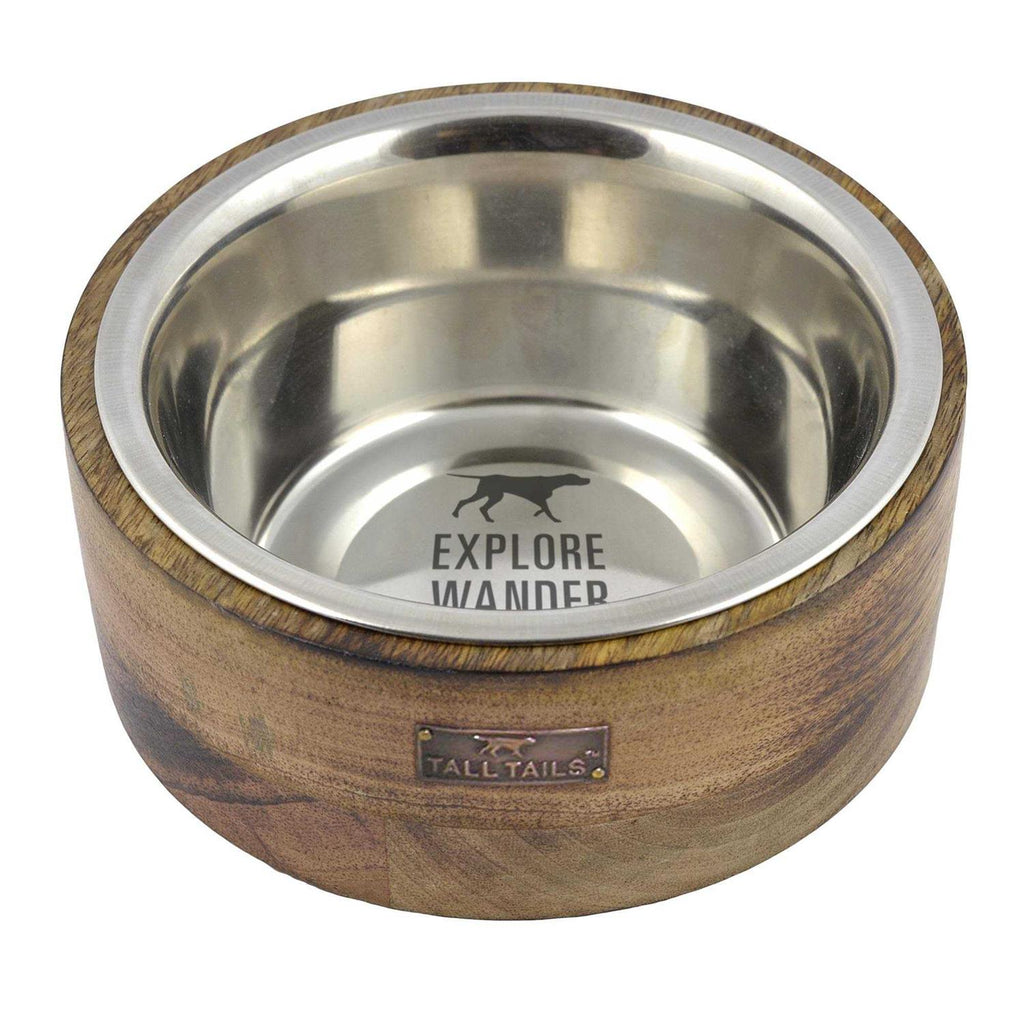 Wood Dog Bowl S185