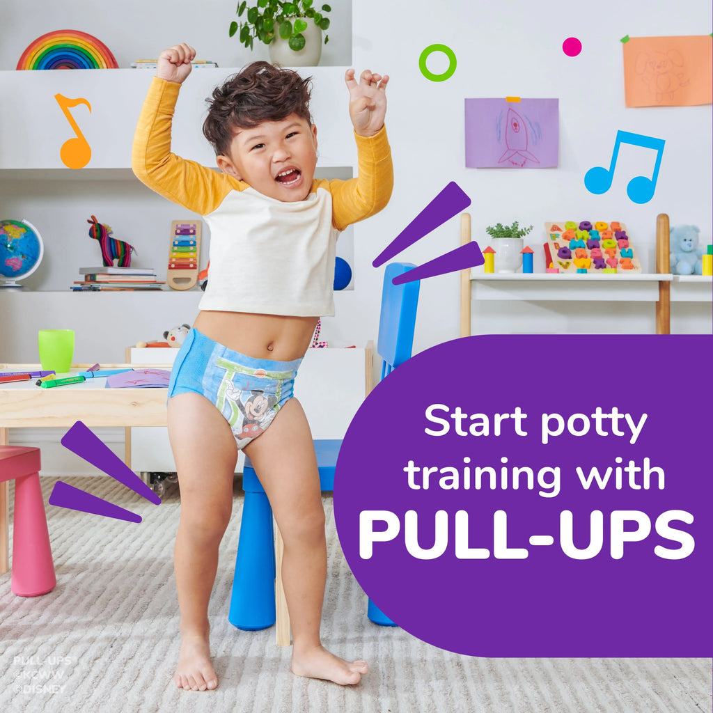 Boys' Potty Training Pants, 4T-5T (38-50 lbs), 60 Count E26564