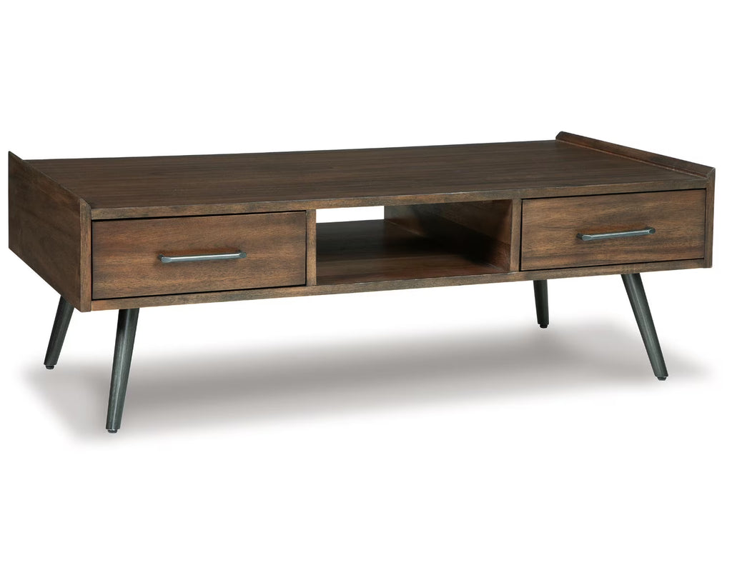 2 Drawer Brown Coffee Table R899644