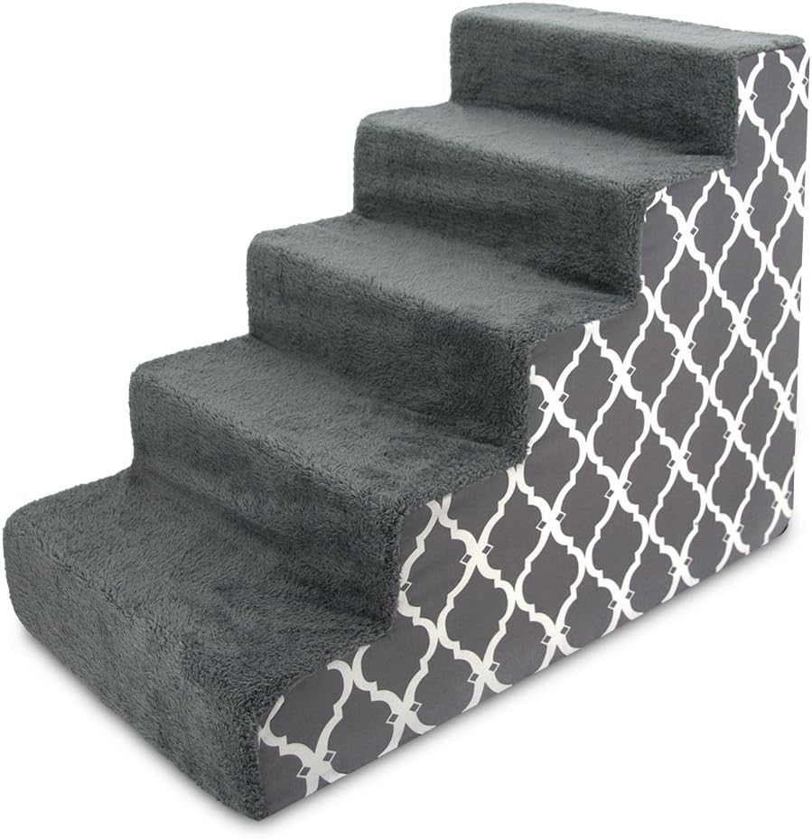 CertiPUR-US Certified Foam 5-Step Pet Steps and Stairs B359