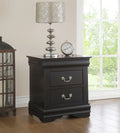 Vintage Wood Nightstand with Drawers B543172
