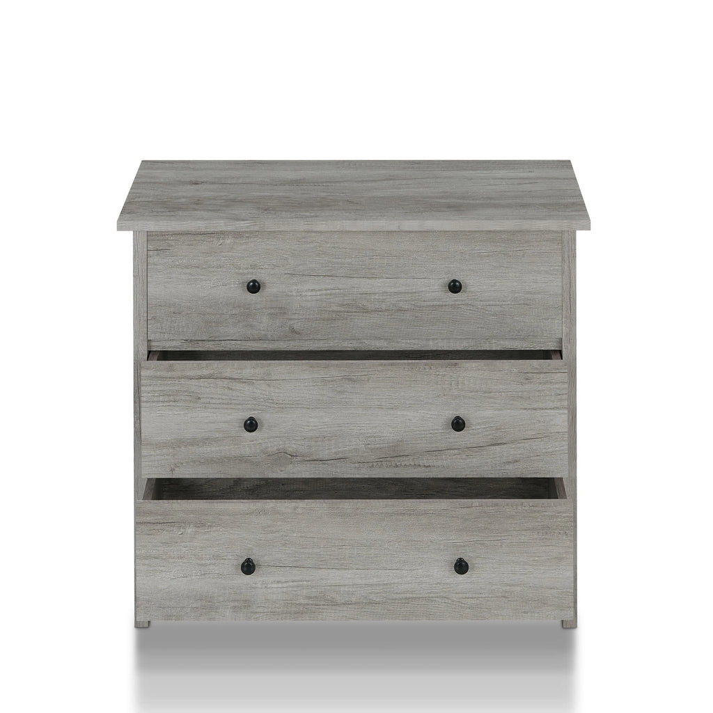 Contemporary 56-inch Wide 3-Drawer Dresser K9315