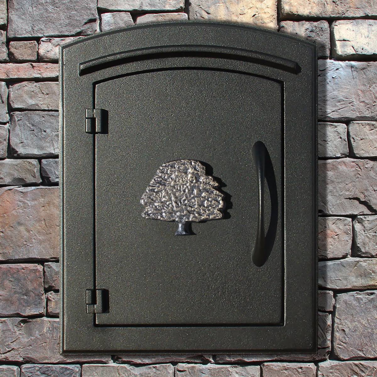 Black Column Mount Mailbox E912362