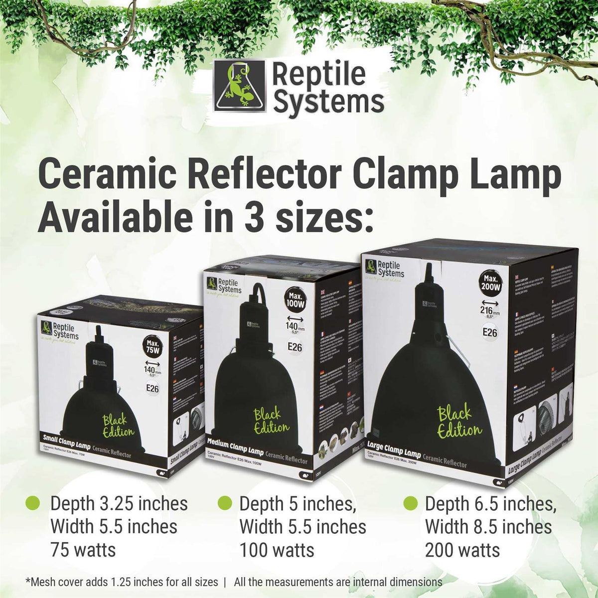 Clamp Lamp Ceramic Reflector F517