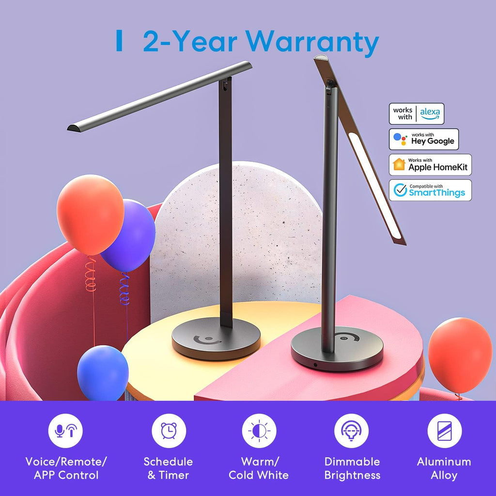 Smart LED Desk Lamp with Tunable White and Remote Control A32034