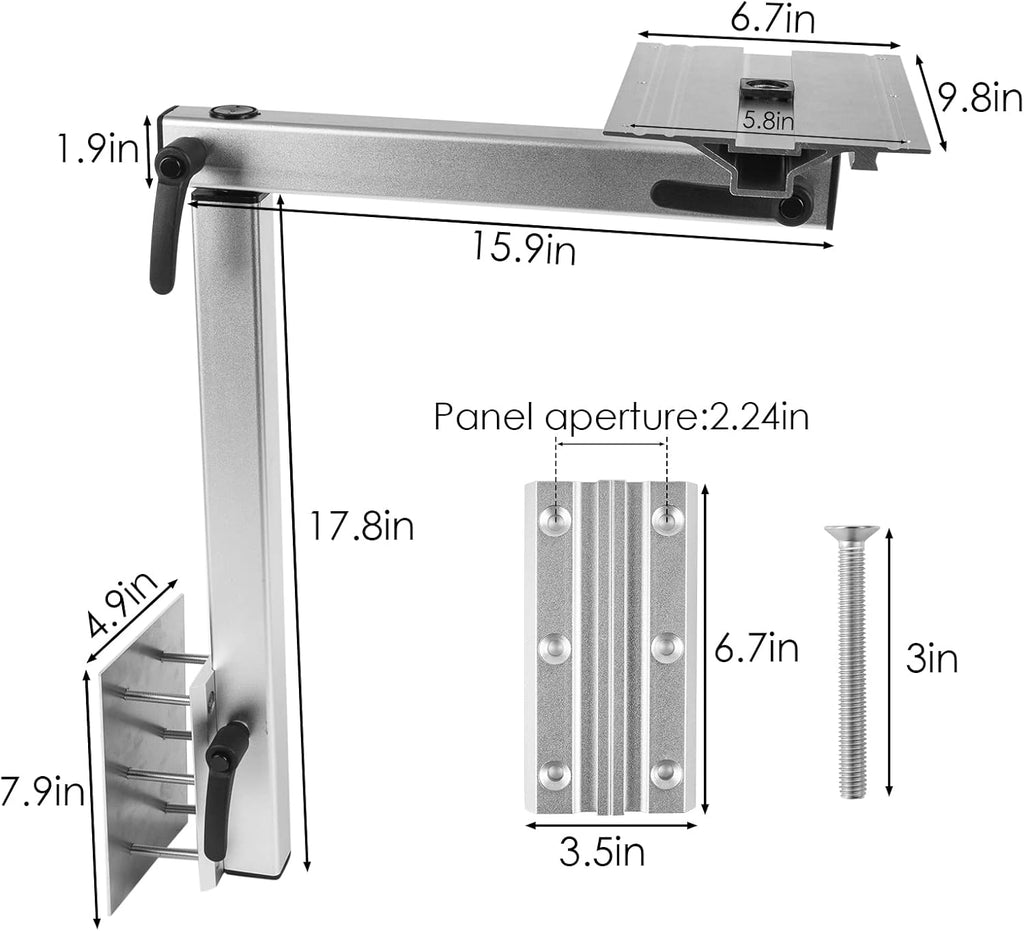 Removable Rotatable Aluminum Alloy Table Frame M34422