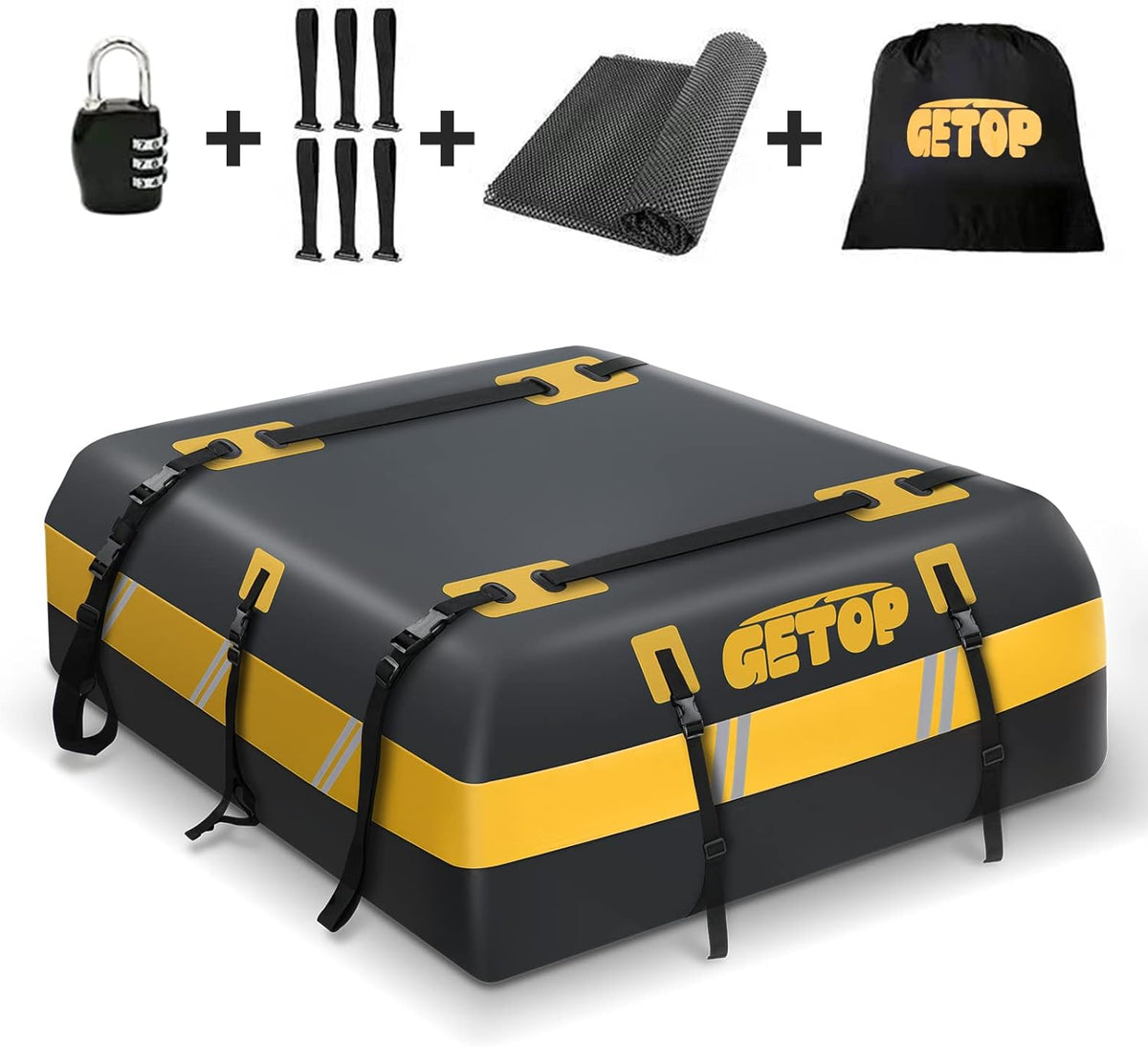 21 Cubic Feet Waterproof Rooftop Cargo Carrier Bag D699