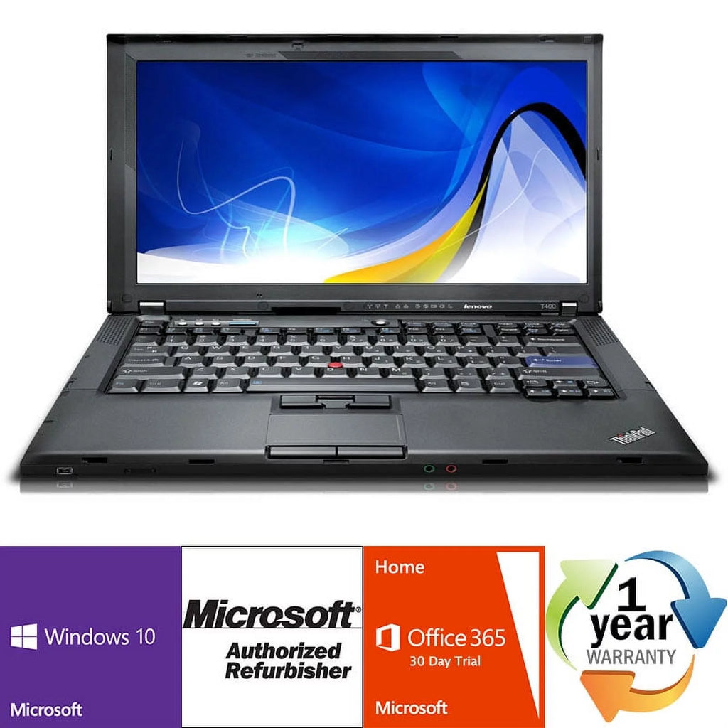 Used Lenovo ThinkPad T410 i5 2.4GHz 8GB 320GB Windows 10 Pro Laptop Computer A627