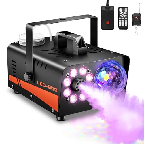 600W Fog Machine with Disco Ball Lights U123970