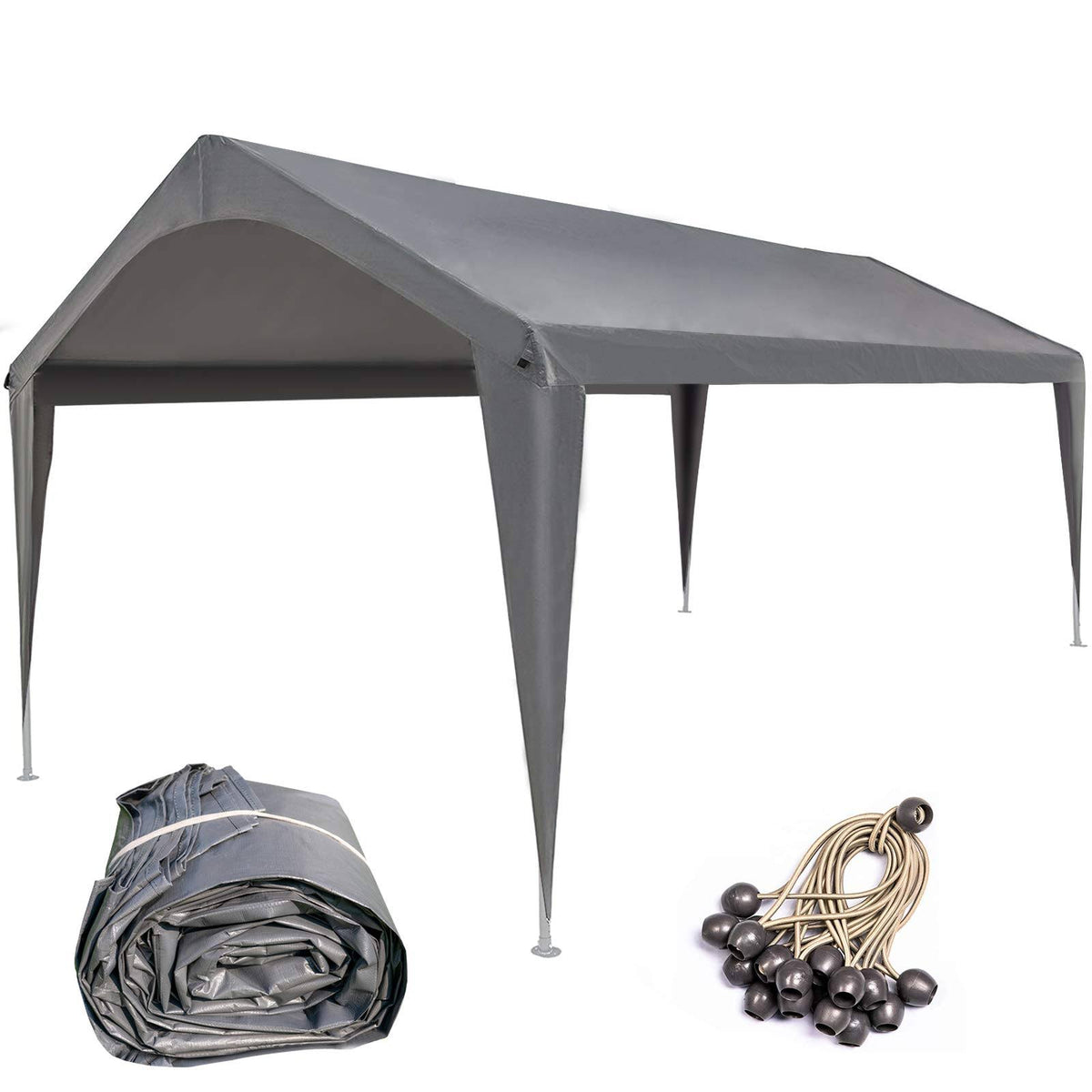 10x20 Feet Carport Replacement Top Canopy Cover K14773