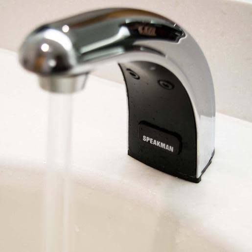 Chrome Single Hole Electronic Bathroom Faucet E660