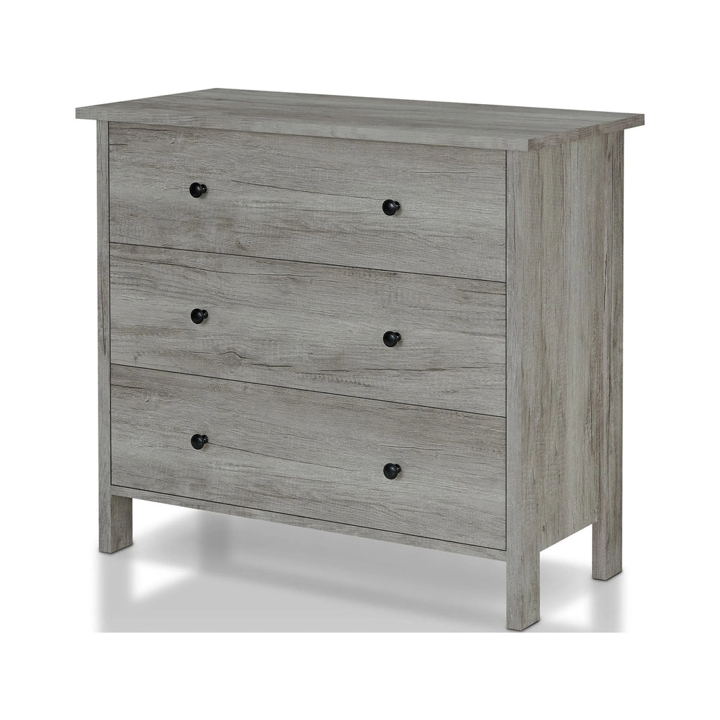 Contemporary 56-inch Wide 3-Drawer Dresser K9315
