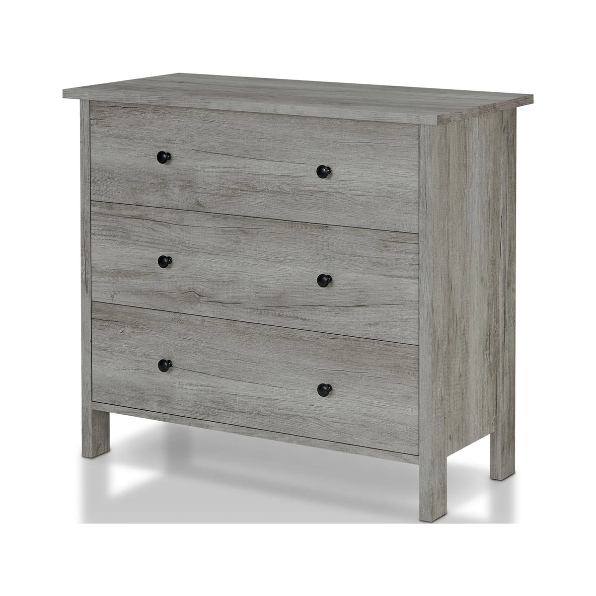 Contemporary 56-inch Wide 3-Drawer Dresser K9315