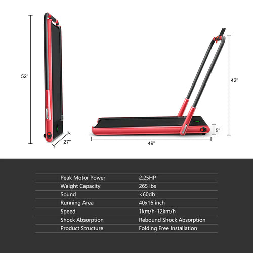 2.25HP Under Desk Electric Treadmill R921753