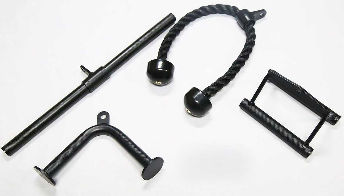 Tricep Press Down Cable Attachment with Rotating Bar V2450