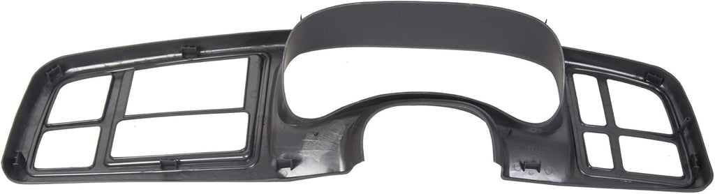 Full Size Double DIN Truck Dash Kit ABS Plastic Matte Black V148