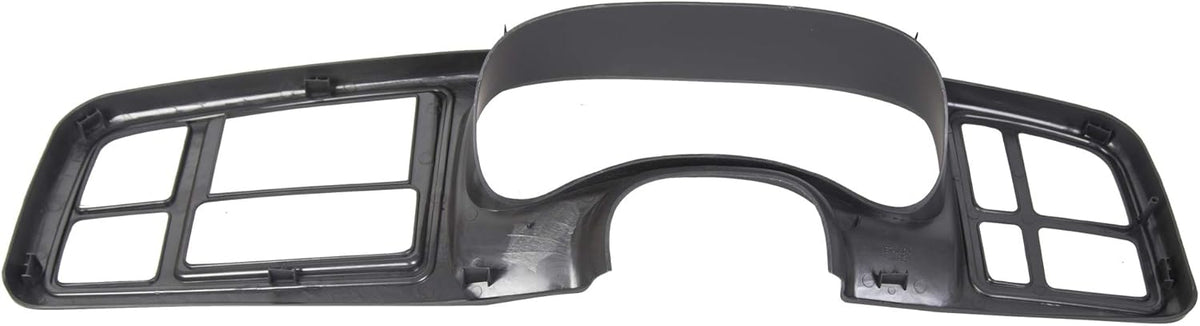Full Size Double DIN Truck Dash Kit ABS Plastic Matte Black V148
