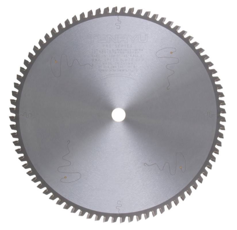 10x22 Solid Surface Saw Blade 80T 5/8 Arbor X242