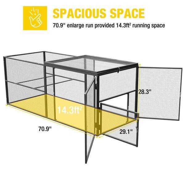 Chicken Coop Extension Run D19640