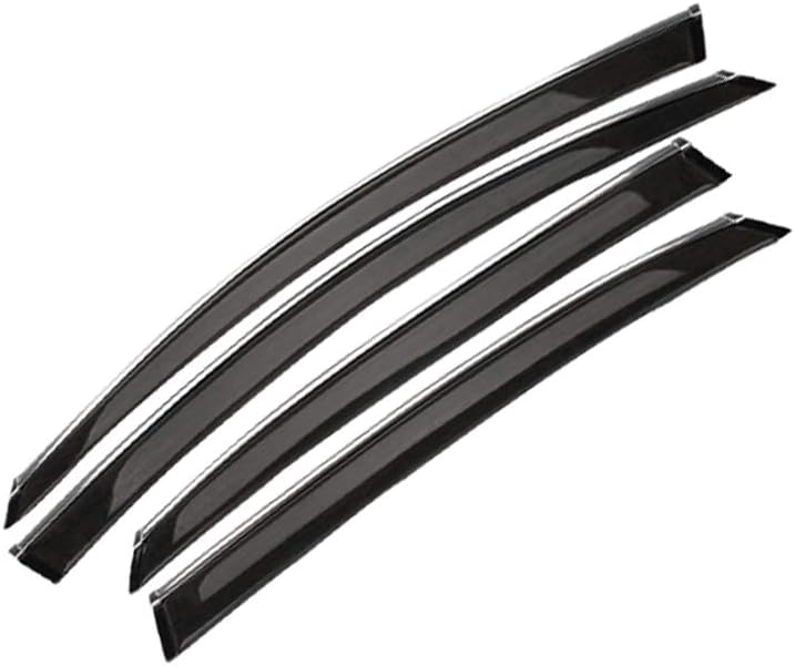 Smoke Tape-On Side Window Deflectors for A6L 2005-2011 J175