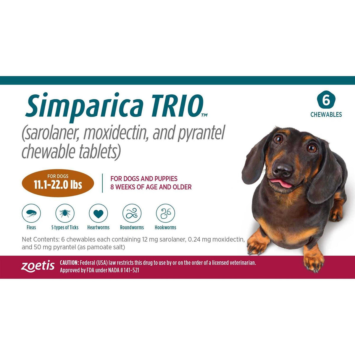 Simparica Trio Dogs N726