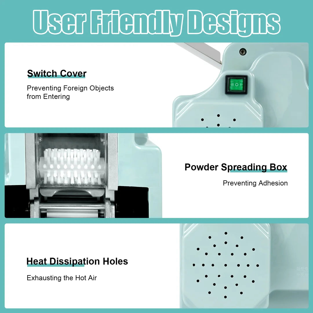 110V Electric Dumpling Skin Maker Machine with 7cm Round Mold K287431