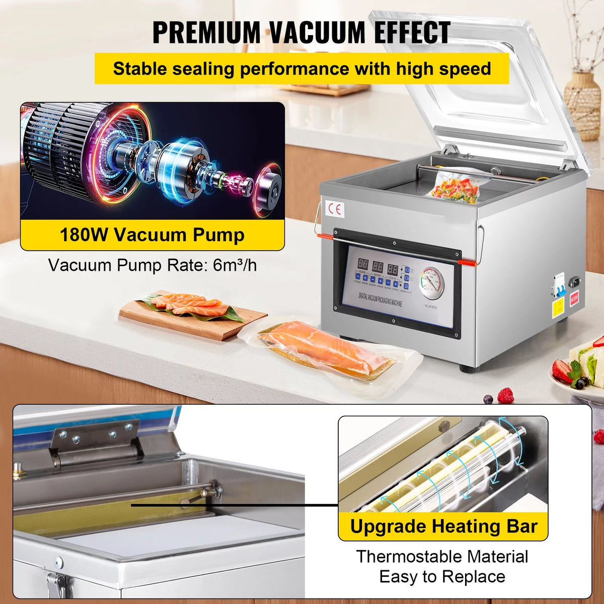 Chamber Vacuum Sealer 320mm 110v Q464118