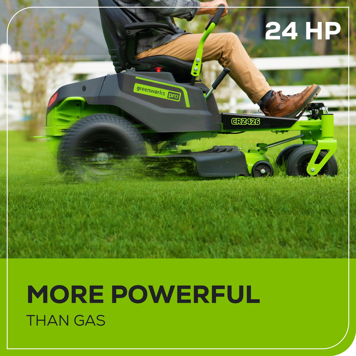60V 42” Cordless Battery Zero Turn Riding Lawn Mower with 8Ah Batteries E509