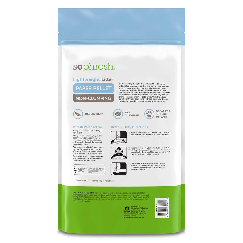 Lightweight Paper Pellet Non-Clumping Cat Litter Z2655