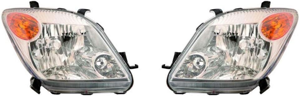 Headlight Assembly Pair with Bulbs Z1254