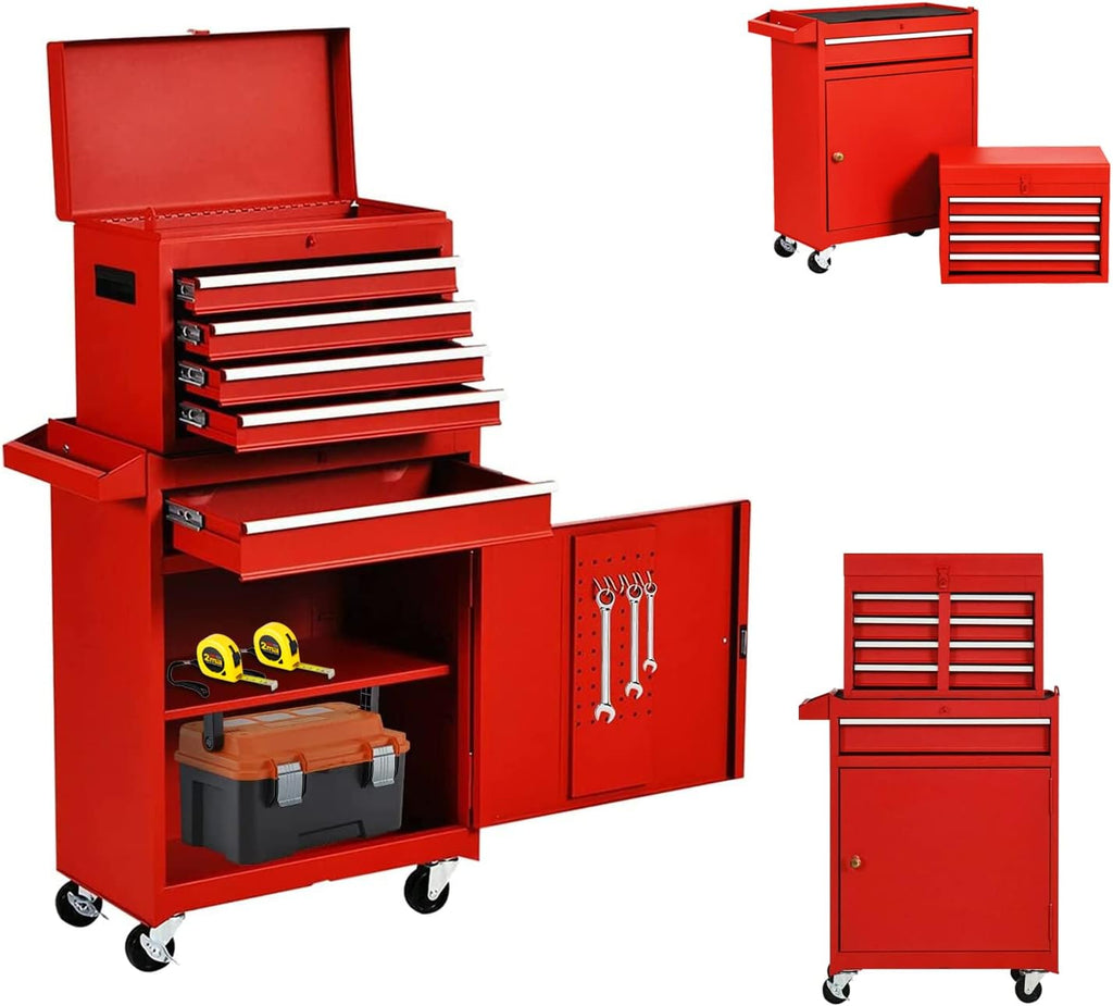 5 Drawer Rolling Tool Chest with Wheels G8107