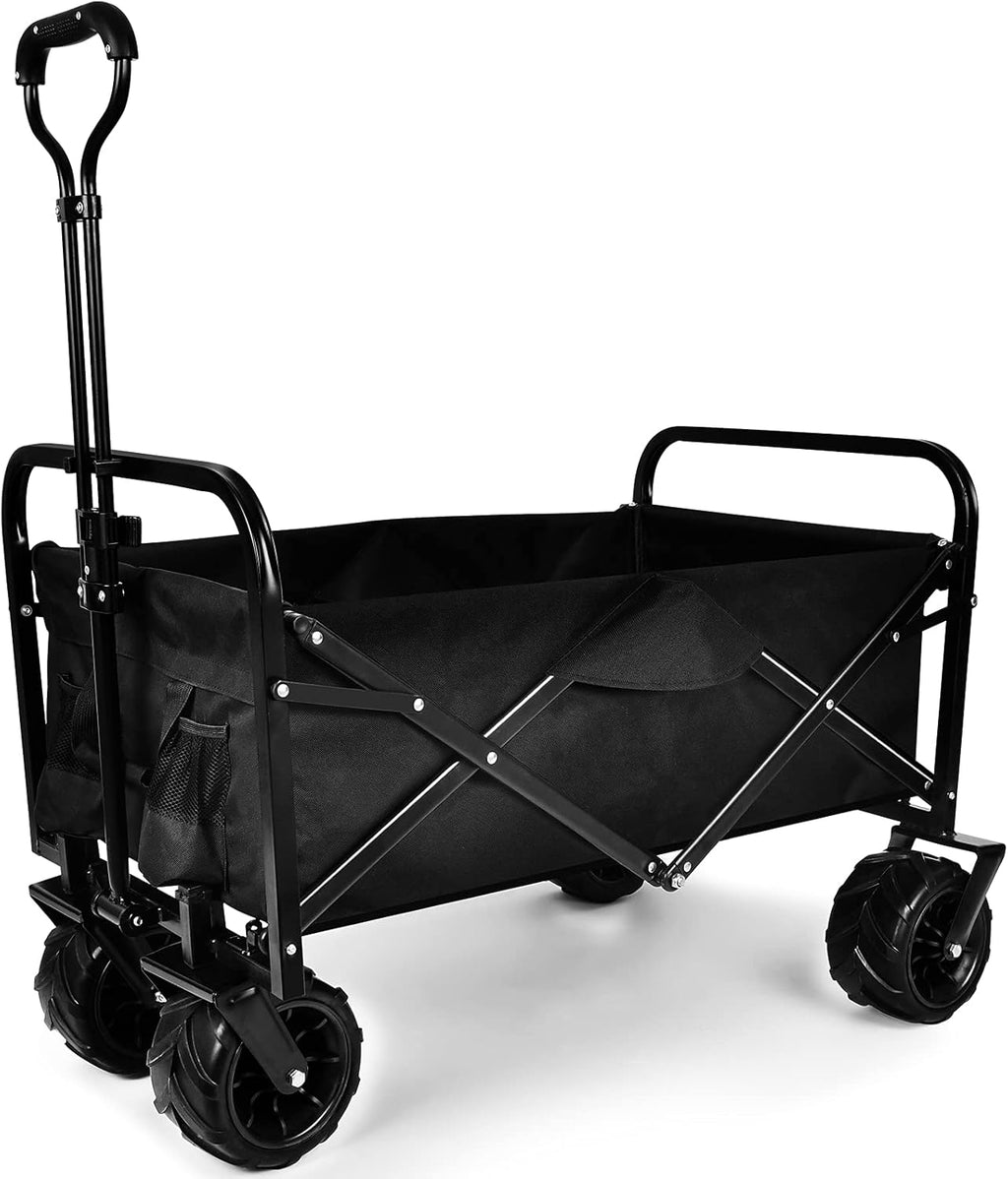 Heavy Duty Folding Portable Hand Cart with Canopy and 8'' Wheels Y804440