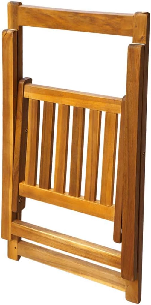 5 Piece Solid Acacia Wood Folding Outdoor Dining Set J8293