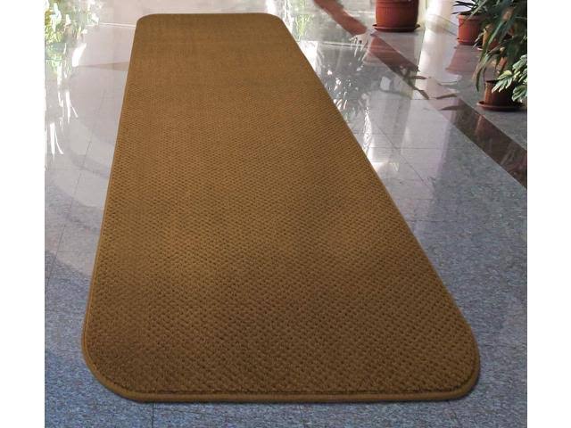 Bronze Gold 8 ft. x 48 in. Skid-Resistant Carpet Runner B4651