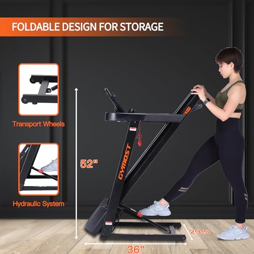 Folding Incline Treadmill with LCD Display J541748