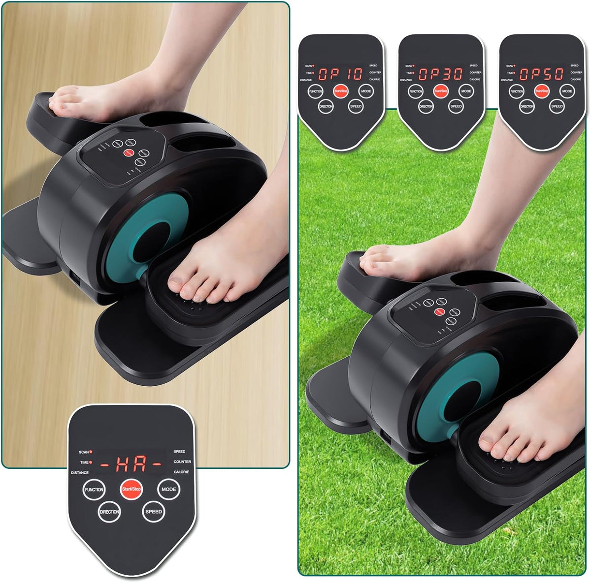 Electric Seated Pedal Exerciser with LCD Monitor and Remote Control P941