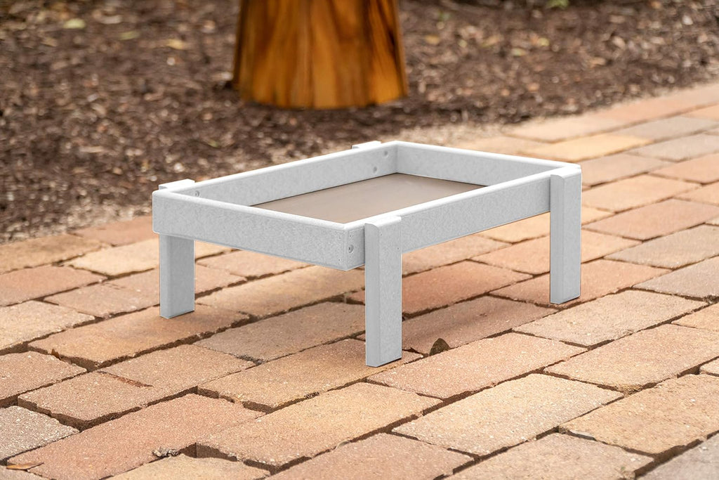 Plastic Platform Ground Bird Feeder Tray (Turf Green) M868