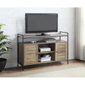 Rustic Oak & Black TV Stand M564877