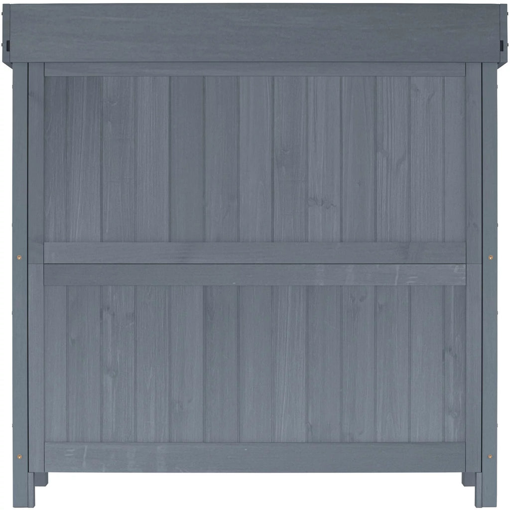 Wooden Potting Bench Storage Box O7775