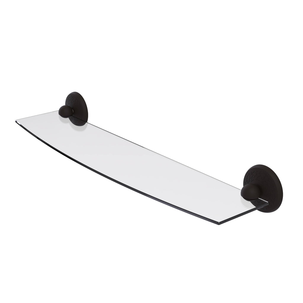 24 inch Glass Shelf, Antique Brass U83378