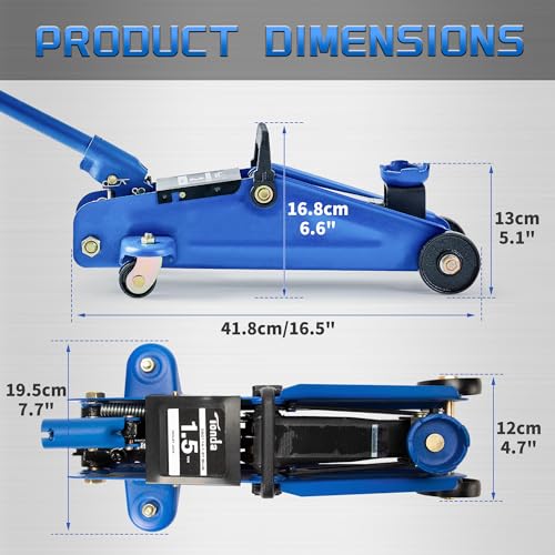 Hydraulic 1.5 Ton Floor Jack S78522