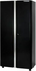 72 in. H x 36 in. W Adjustable Shelves Steel Black Garage Floor Cabinet K9937