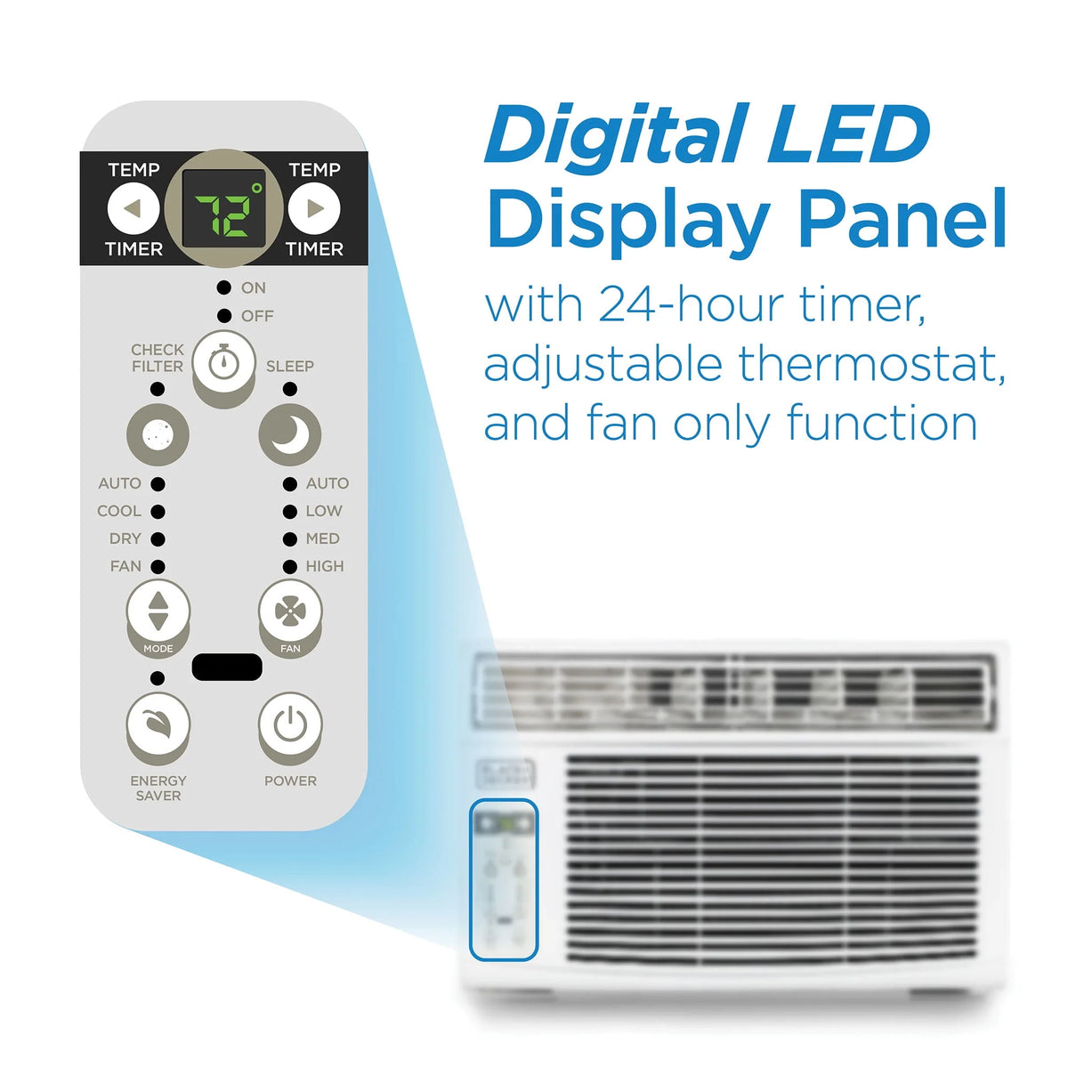 Window Air Conditioner 12,000 BTU White F389