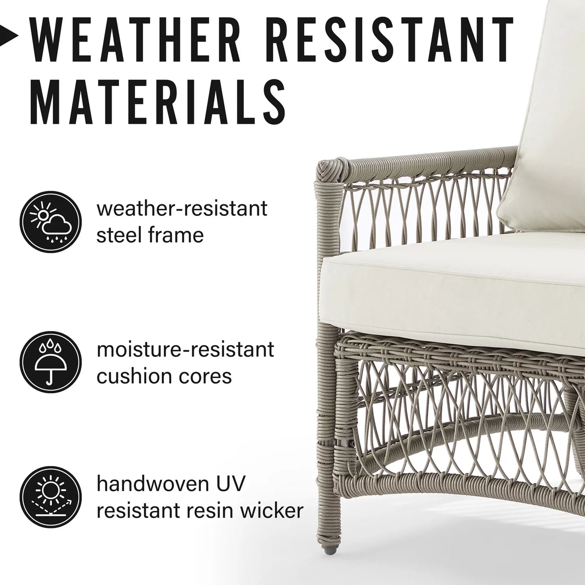 Outdoor Wicker Armchair M414463