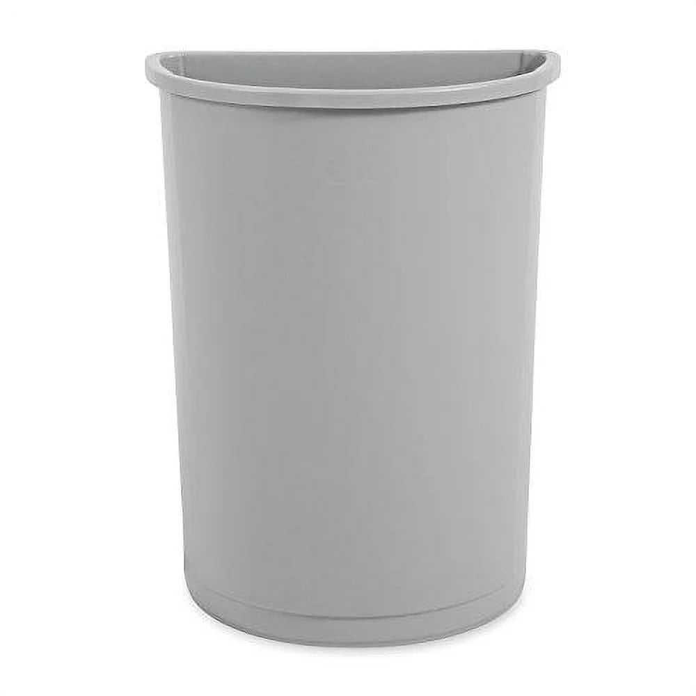 Half-Round Plastic Waste Container M53638
