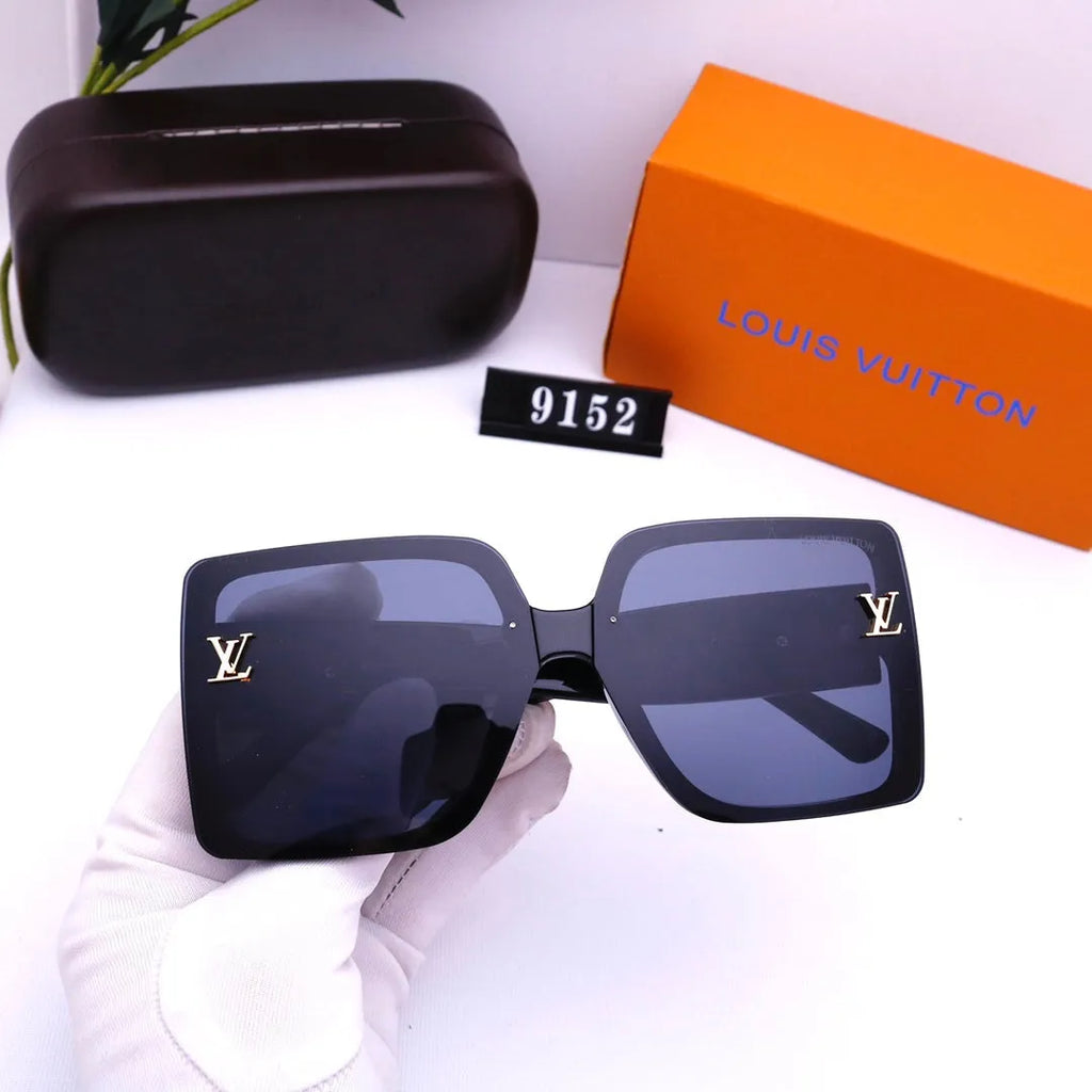 Printed Round Letter Polarized Sunglasses C3722