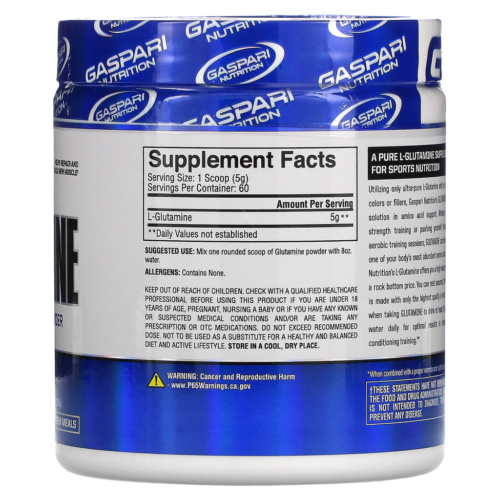 Glutamine Powder, 60 Servings U93325
