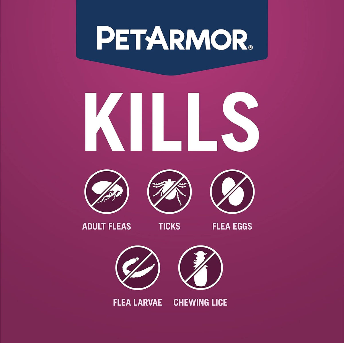 PETARMOR Plus Topical Flea and Tick Prevention for Dogs, 6 Count Pack of 2 R4813