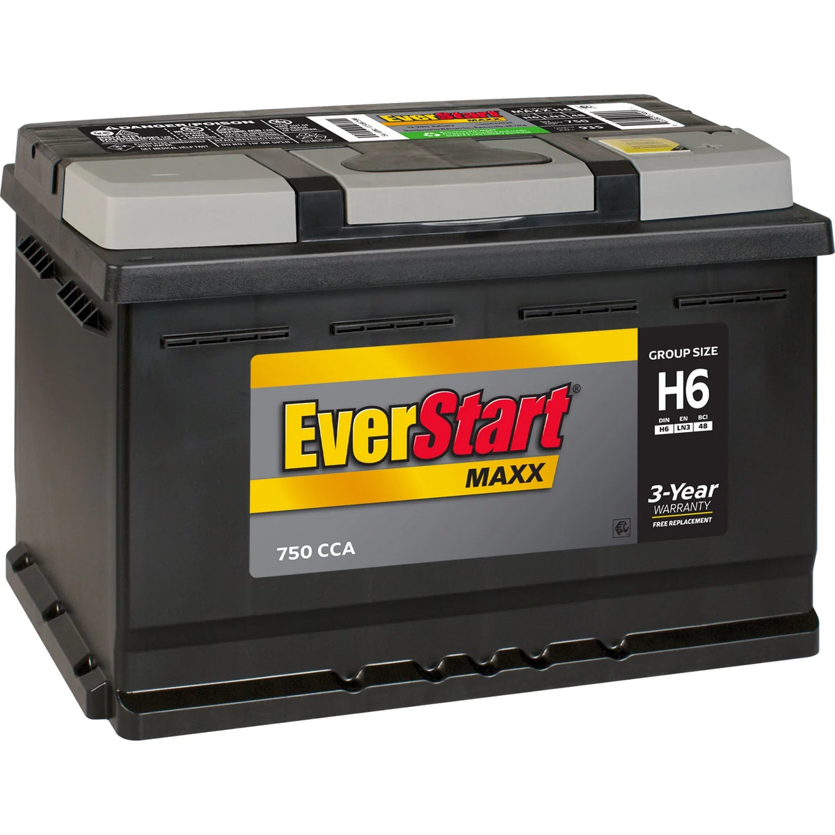 Lead Acid Automotive Battery Group Size H6 12 Volt 750 CCA G2178